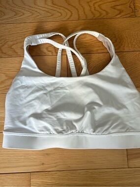 lululemon athletica White Strappy Sports Bralette